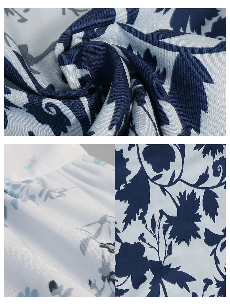 Plus Size Casual Women's Midi Dress 2025 Summer New Floral Printed Sleeveless Flat Neck A-Line Bohemian Beach Dresses