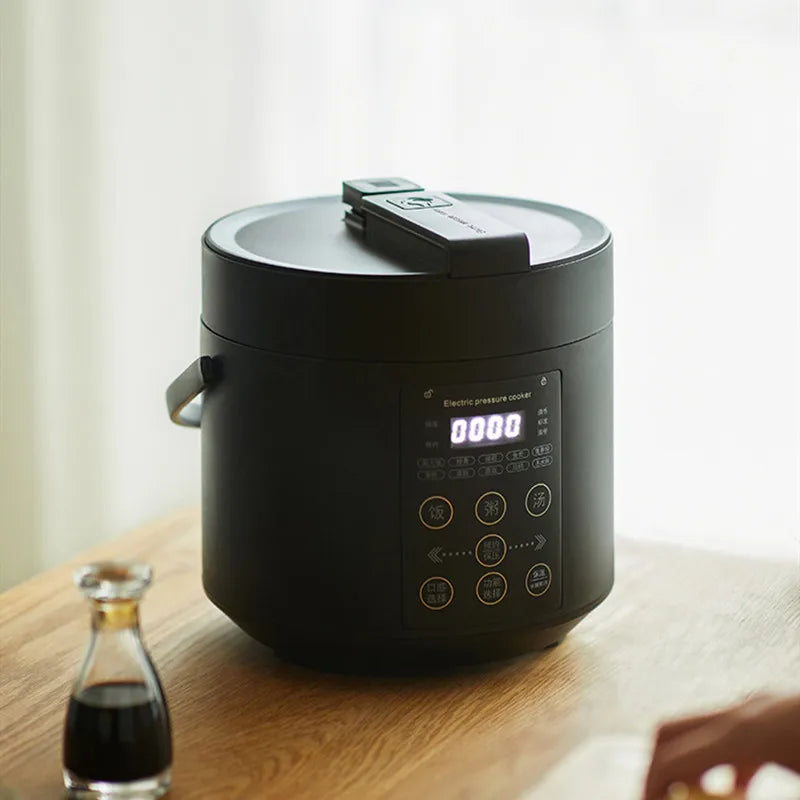 750W 2L Electric Rice Cooker Ceramic Glaze Pot 24H Pressure Cooker Multifunctional Automatic Rice Cooker for Small Kitchens