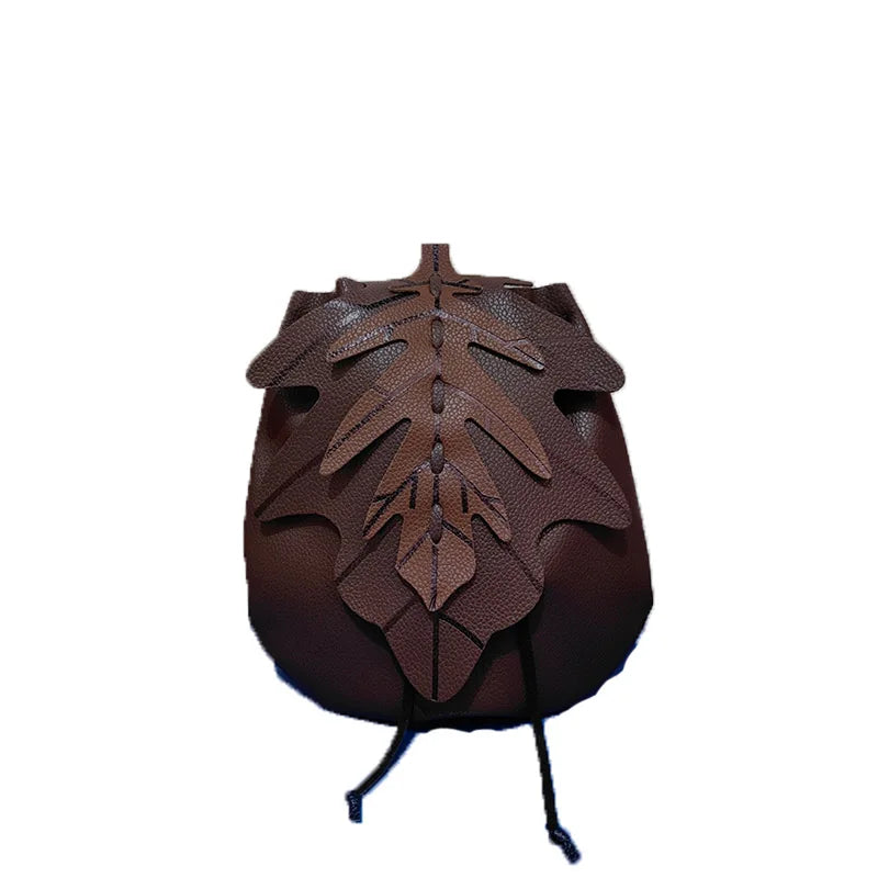 Renaissance Belt Pouch Leather Pouch Steampunk Waist Bag Medieval Leather Belt Pouch Fanny Pack Hip Bag Vintage Belt Bag