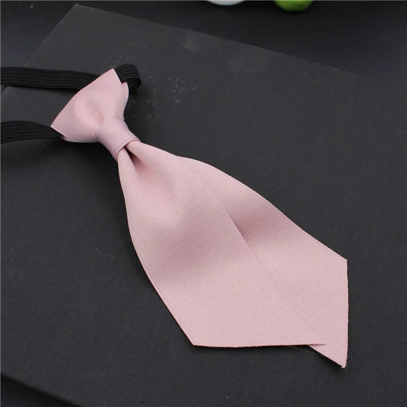 Simple Slim Neck Tie Bowtie Men's Women's Business Dress College Style Shirt Bow Collar Flower for Womens Children Accessories