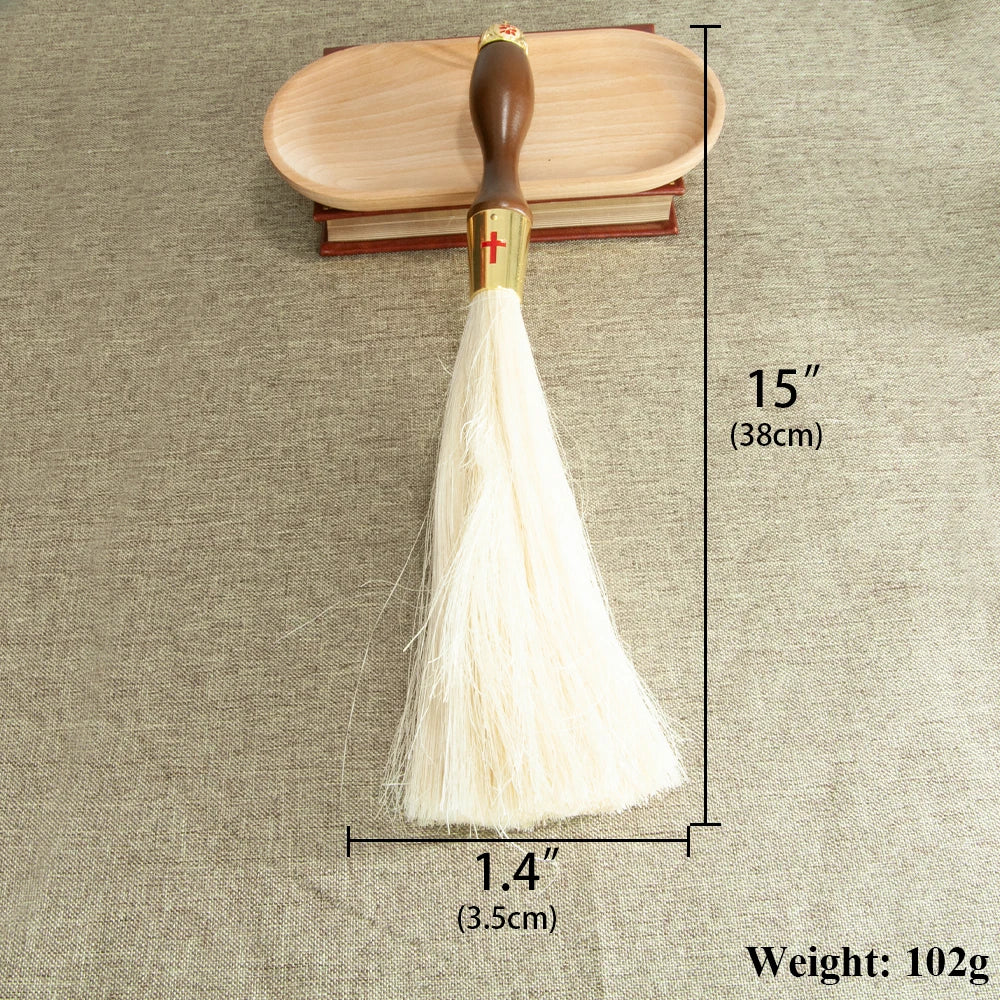 HT Church Product Mass Baptism Religion Ritual Accessory Liturgy Bishop Pastor Sprinkler Кропило деревянное "Требное"