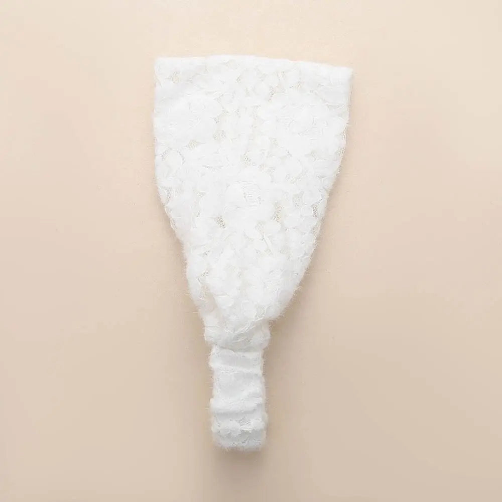 Head Wrap Boho Headband Hair Accessories Women Fashion Solid Hairbands Cloth Turban Lace Elastic Women Hair Band Women