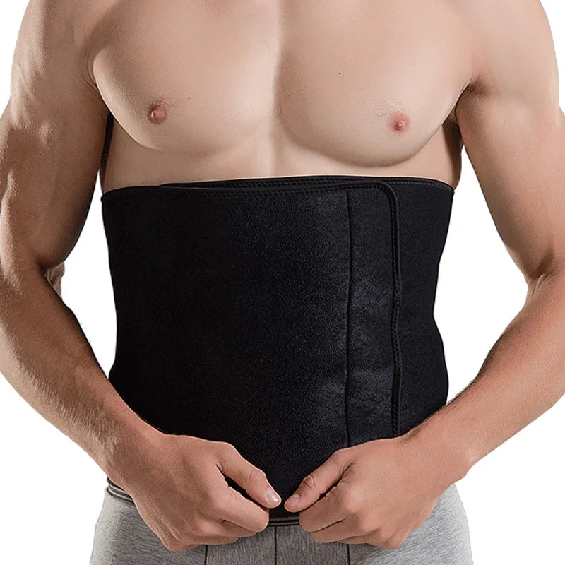 Sports Girdle Men's Fitness Girdle Abdominal Belt Storm Sweating Wider Waist Pain Waist Seal Waist Circumference Abdominal Belt