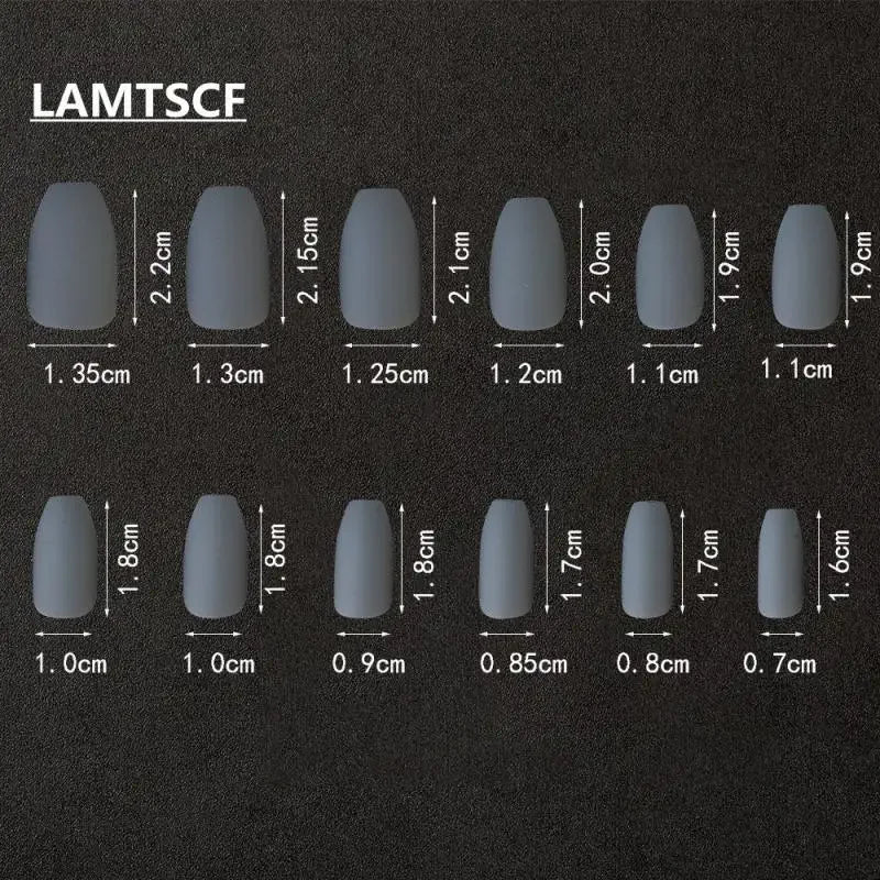 24tips/pc French White Fake Nails Matte /Glossy Detachable Long Square Natural False Press on Nails Manicure Faux Ongles