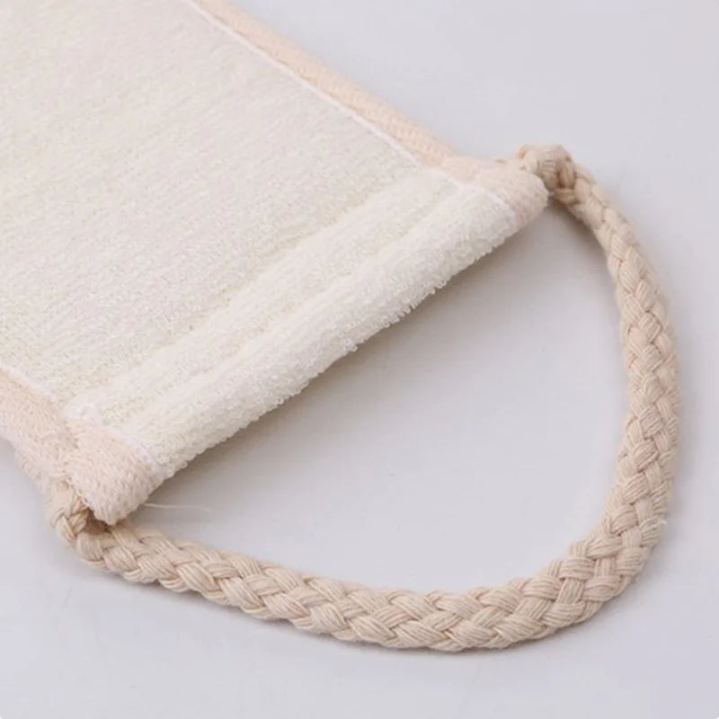Natural Soft Exfoliating Loofah Bath Shower Unisex Massage Spa Scrubber Sponge Back Strap Body Skin Health Cleaning Tool