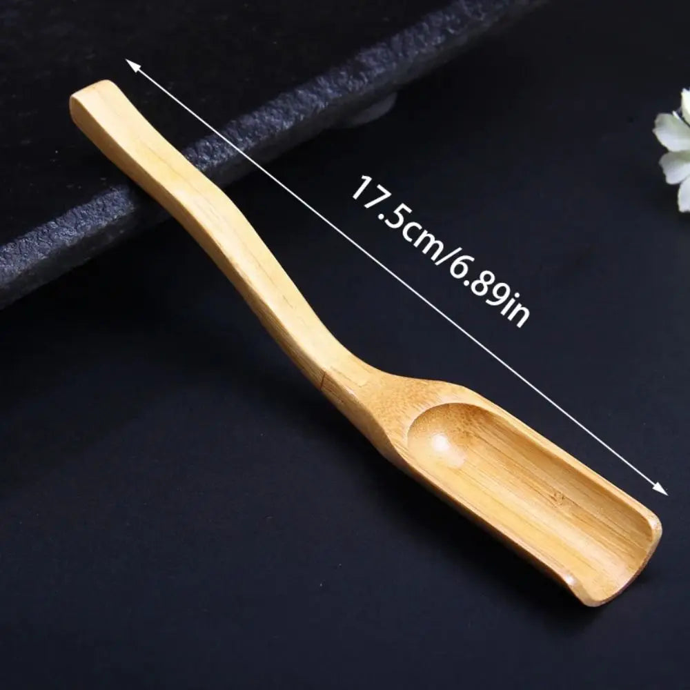 New Portable Tea Scoop Chinese Retro Style Spoon Accessories Teaspoon Kongfu Tea Delicate Natural Bamboo Tea Shovel
