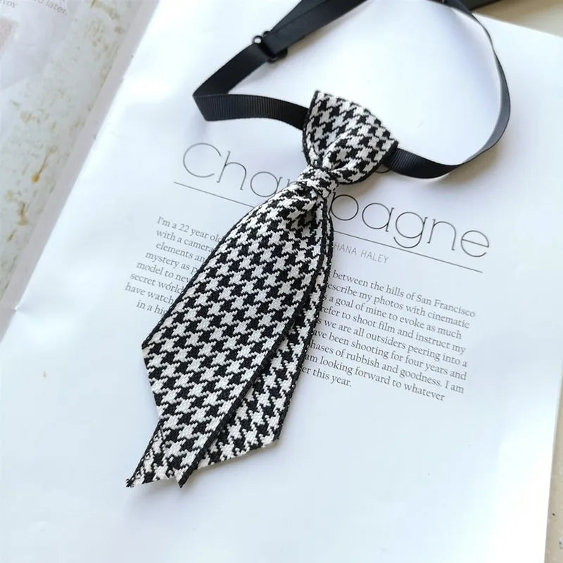 Simple Slim Neck Tie Bowtie Men's Women's Business Dress College Style Shirt Bow Collar Flower for Womens Children Accessories