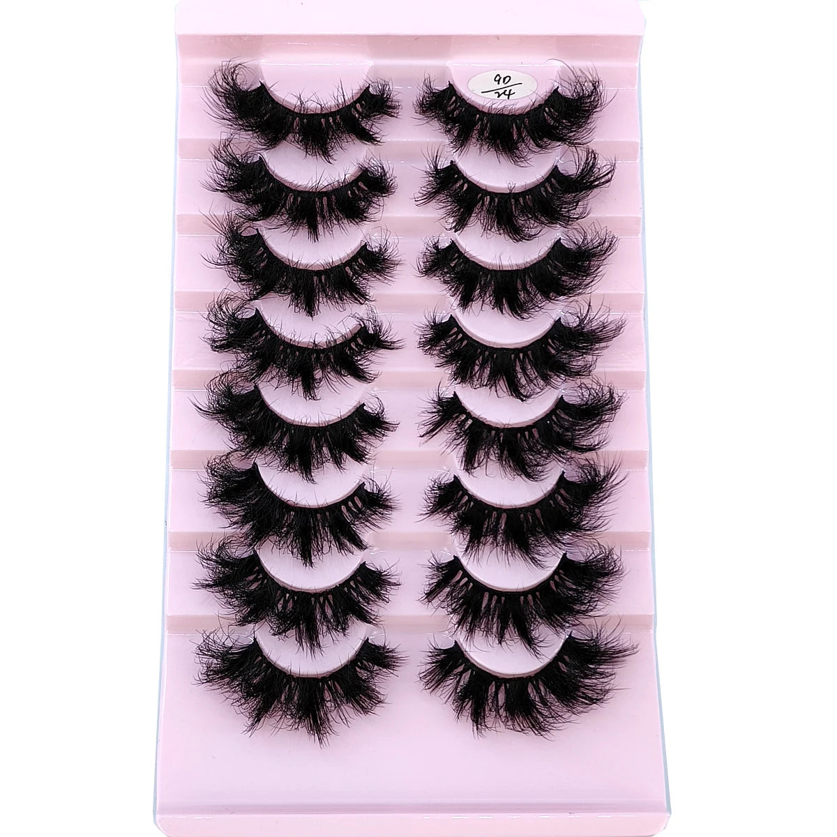 New 4-8 Pairs Mink Eyelashes 10-25mm Lashes Fluffy 3d Mink Lashes Makeup Dramatic Long Natural Eye Lashes Extension Maquillaje