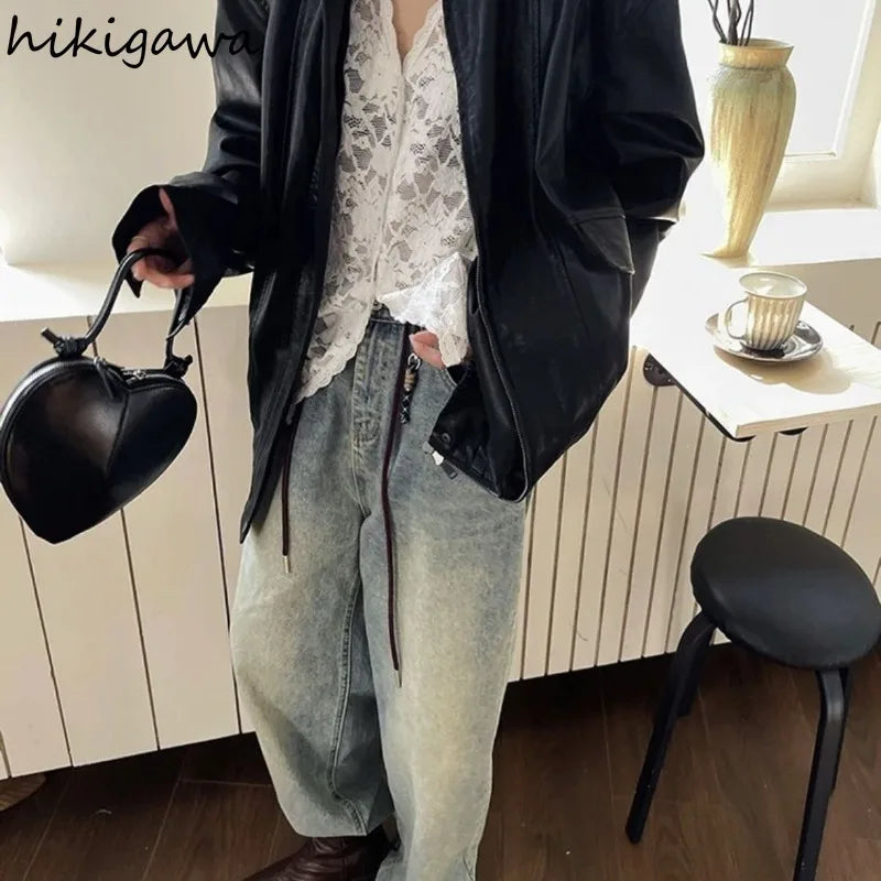 Long Sleeve Lace Blouses Women Clothing 2025 Blusas Mujer De Moda Hollow Out Sexy Tops See Through Fashion Summer White Shirts