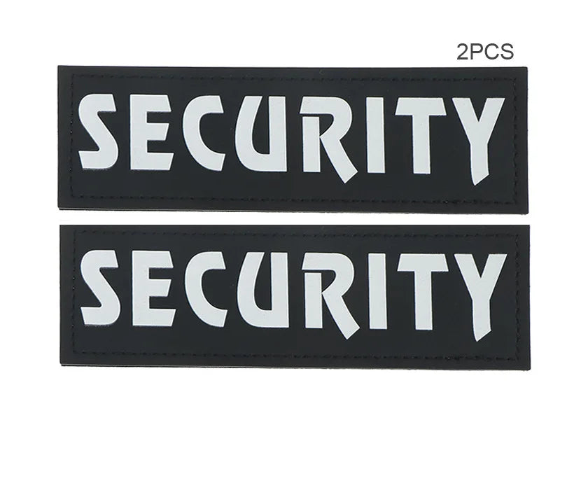 PRESS MEDIA INSTRUCTOR Doctor Nurse First Aid Staff IR Infrared Reflective Glow In Dark Patches Appliqued Embroidered Badges