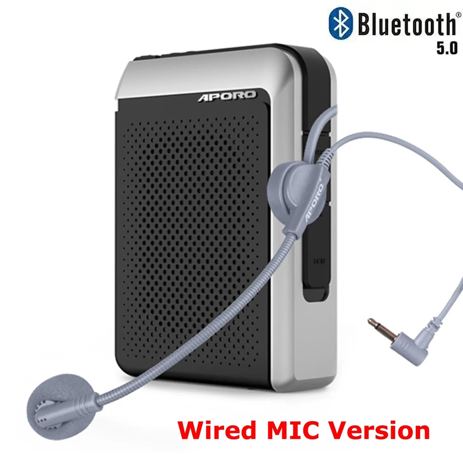 T18 Amplifier 30W 2.4G  Wireless Microphone Bluetooth 5.0 Speaker College Teacher School Tour Guide Portable FM Radio