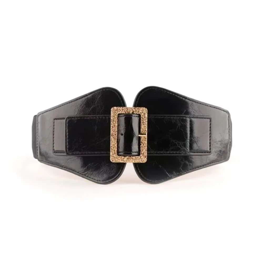 Wide Girdle Ladies with Suit Tunic Jacket Decorative Skirt Coat Sweater Elastic Elastic Belt