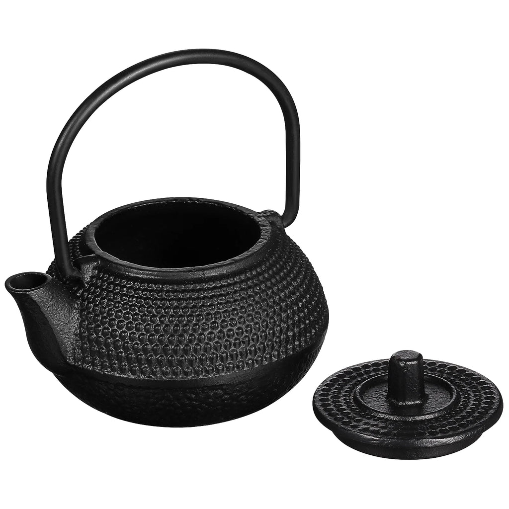 Mini Cast Iron Teapot Small Tea Kettle Rustproof Dinnerware Sets Kitchen Dining Bar nament Teapot Decorative Healthy Use