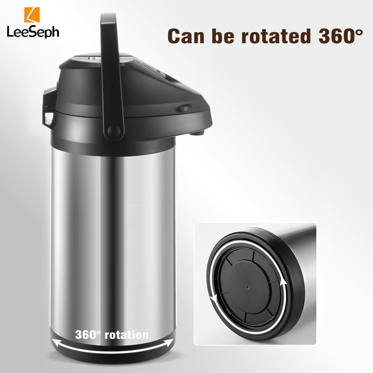 Stainless Steel Air Pressure Insulation Pot - Coffee Carafes for Keeping Hot - Thermal Coffee Carafe for Hot Liquids