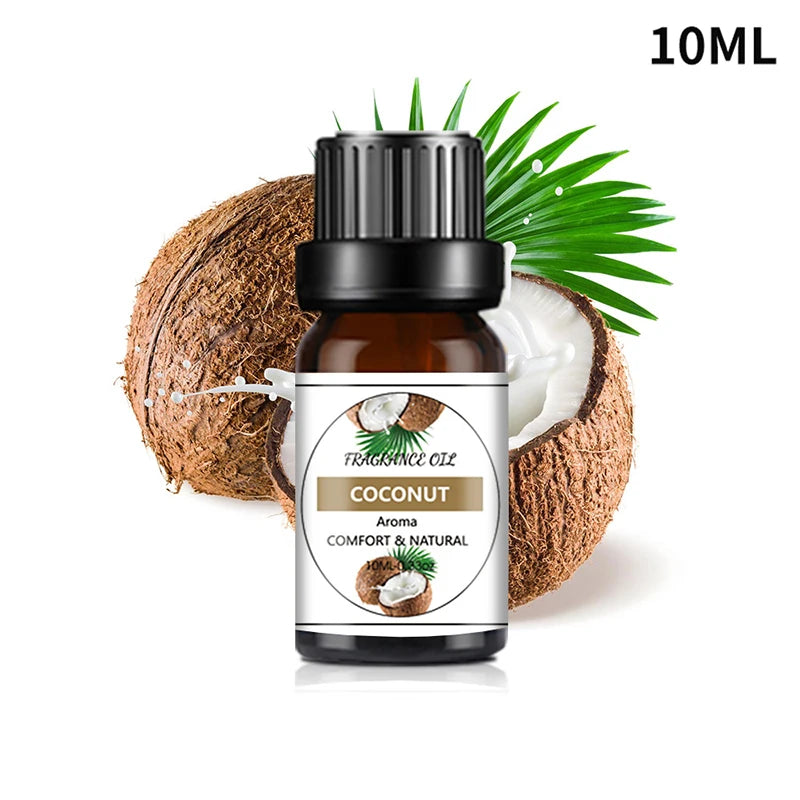 Multiple Aroma Aromatherapy Essential Oils Candles Making Diffuser Pure Nature Oil Water Soluble Humidifier Natural Flower Aroma