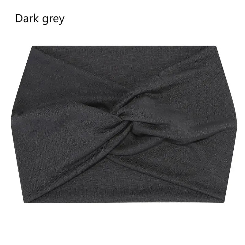 Wide Elastic Headband Hairband Pilates Yoga fitness Running Cycling Sweatband Turban Makeup Hair Hoop Makeup Headwrap for Women