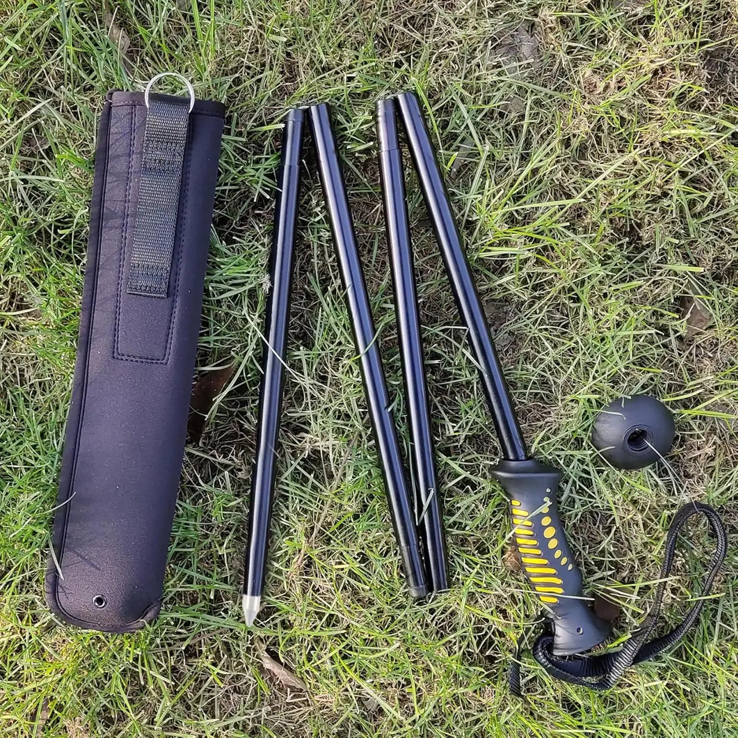 Aventik Fold-able Wading Staff Water Depth Safety Aluminum Body Corrosion Resistance