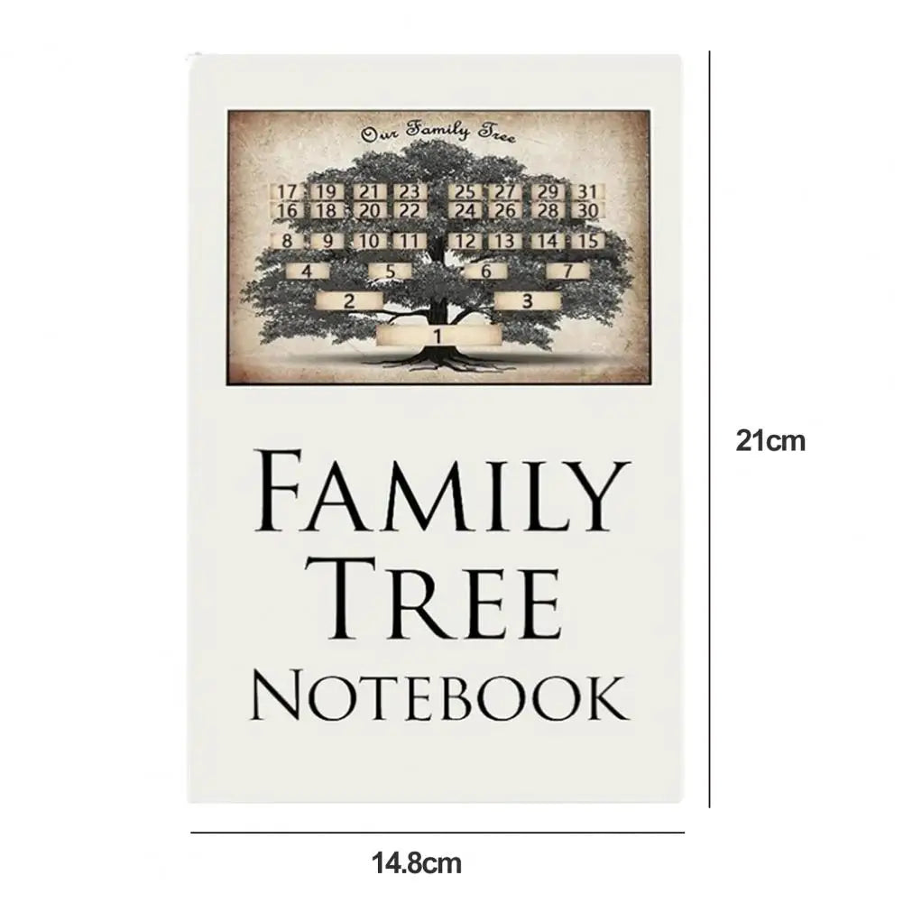 Family Tree Notebook Memories of Ancestors Record Book Smooth Writing Tree Print Chart Meaning Family Gift Genealogy Journal