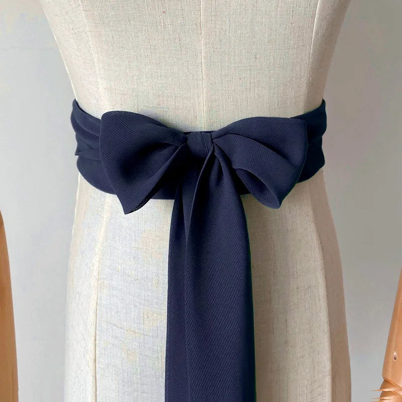 Traditional Chinese Girdle Hanfu Belt 200cm Summer Chiffon Belt Hanfu Waistband Dress Lace Up Long Ribbon Dress Sash Straps