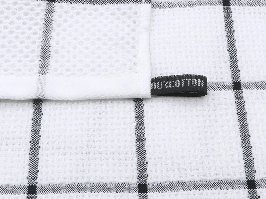 Plaid Cotton Kitchen Dish Cloths, Kitchen Rags, Hand Towel, Super Soft and Absorbent Washcloths,12x12in, 6 Packs