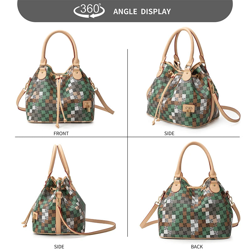 Luxury Shoulder Bags for Women Bags Fashion Hobo Bags Lady Purses for Woman Designer Work Female Bucket Bags Handbags