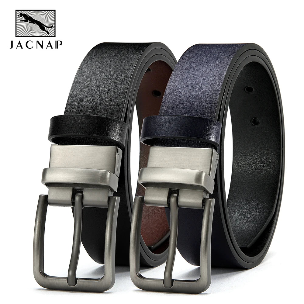 Men Leather Belt  Automatic Buckle Pin Buckle High Quality Male Leather Strap Luxury Jeans for Men Men Accessori