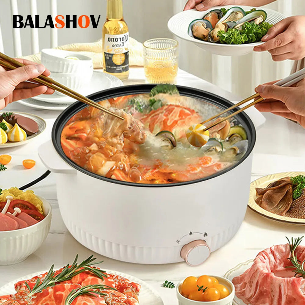 5L Electric Pot Non-stick Kitchen Double Pot Hot Pot Multi-function Electric Pot for Home Electric hot pot