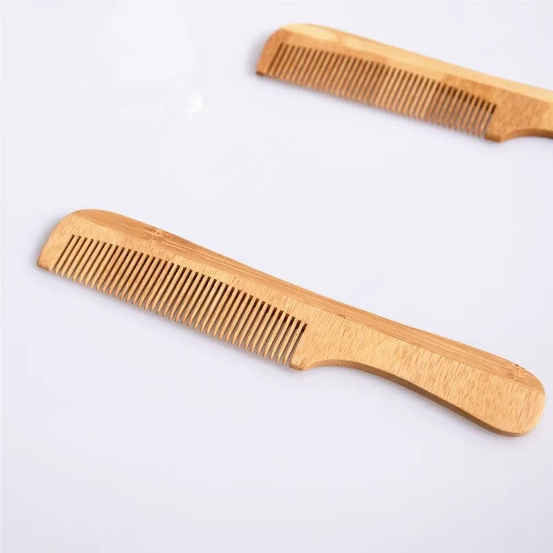 1Pcs Wooden Comb Bamboo Massage Hair Combs Natural Anti-static Hair Brushes Hair Care Massage Comb Men Hairdressing Styling Tool