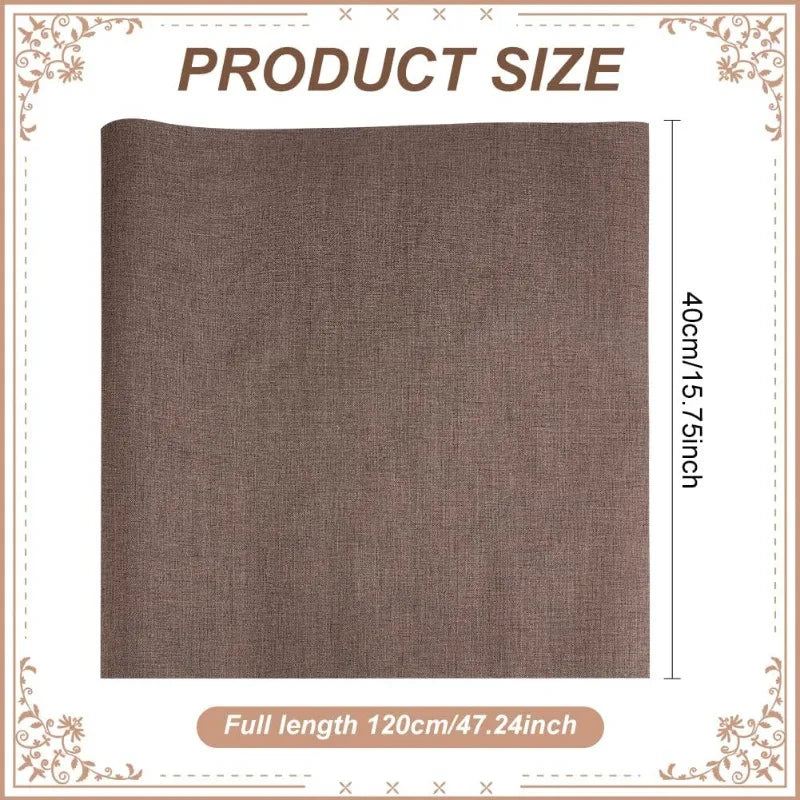 47x15.7 Inch Binding Cloth Linen Cover Fabric Surface Cloth for Binding Upholstery Fabric for Protection DIY Crafts Scrapbooking