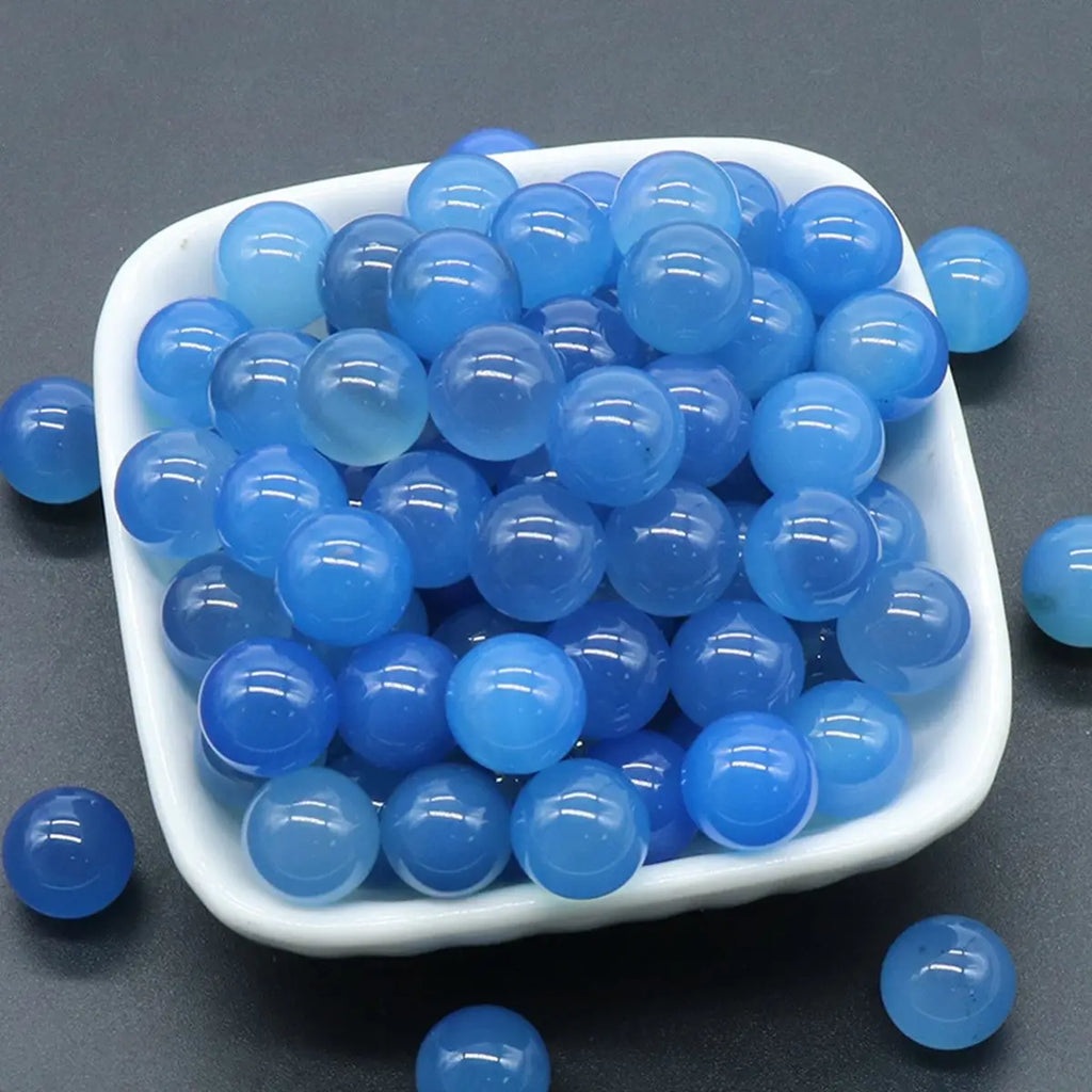 12MM Lapis Lazuli Round Beads for DIY Making Jewelry NO-Drilled Hole Loose Healing Energy Natural Cute Stone Crystal Sphere Ball