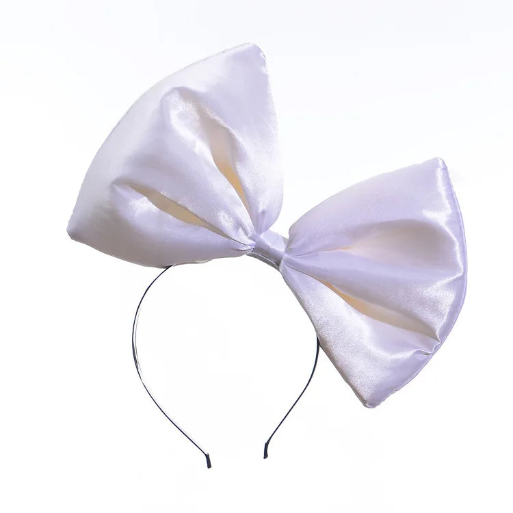 Women Girls  Bridal Big Hair Bow Knot Headband band  Hoop for Birthday Wedding  Cosplay Costume Party  Christmas