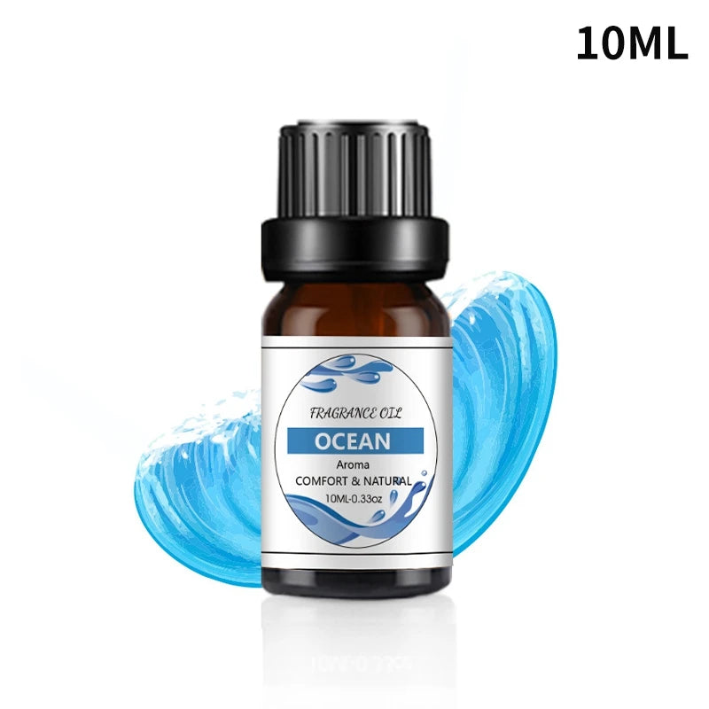 Multiple Aroma Aromatherapy Essential Oils Candles Making Diffuser Pure Nature Oil Water Soluble Humidifier Natural Flower Aroma