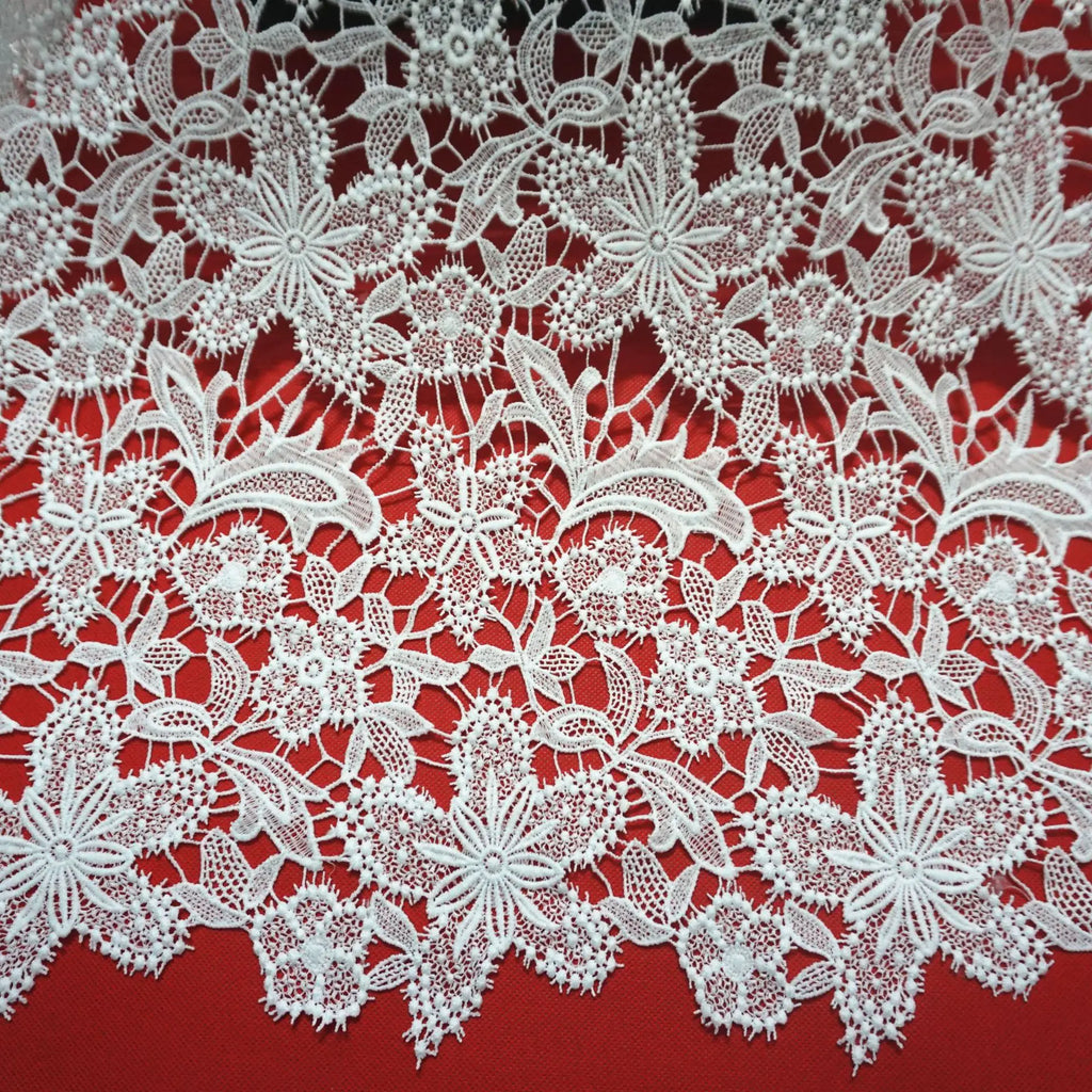 Hollow Embroidery Cloth, Flower Lace, Pastoral Embroidery DIY Handmade Dress DIY Apparel Sewing Supplies