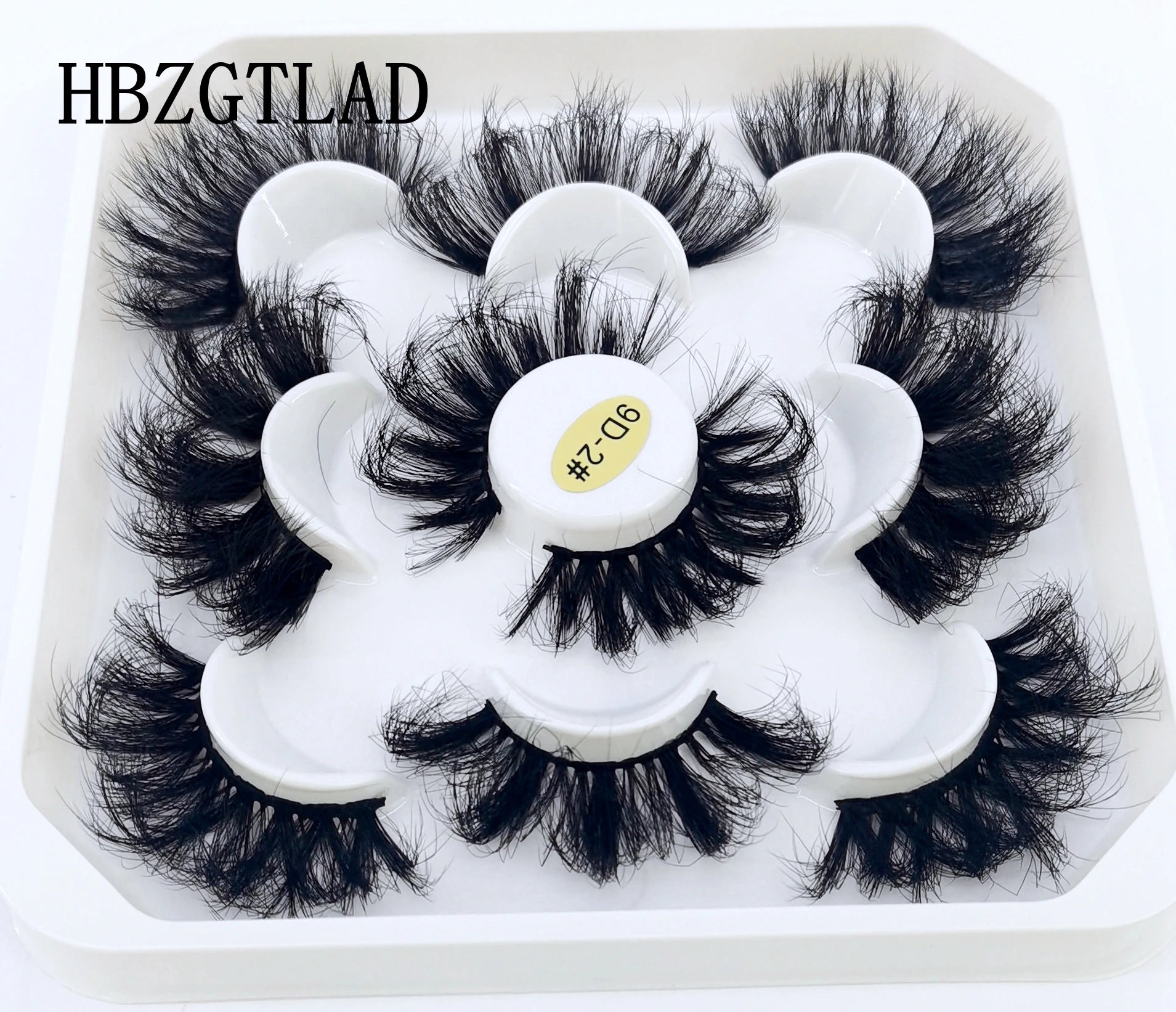 New 4-8 Pairs Mink Eyelashes 10-25mm Lashes Fluffy 3d Mink Lashes Makeup Dramatic Long Natural Eye Lashes Extension Maquillaje