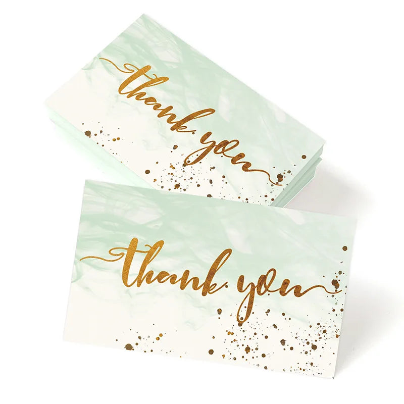 20/50/100pcs Thank You Card Gift Packaging Decor Card Wedding  Festival Party Gifts Card Invitation Card Business Label Tag Card