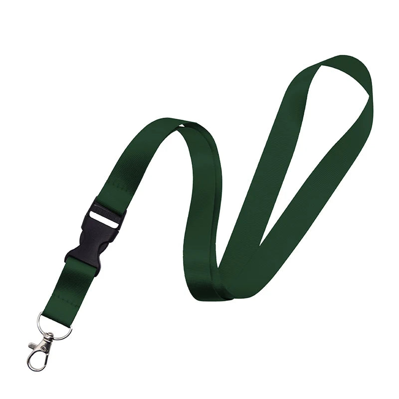 50 PCS Customized Logo Lanyard Full Color Printing Company Logo 2cm Wide Personalized Neck Strap For Key Chain Staff ID Card