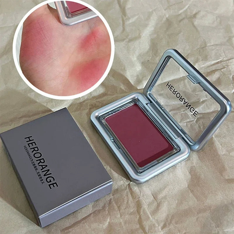 5 Colors Cream Blusher Powder Palette Natural Long Lasting Makeup Rouge Clear Peach Pink Cheek Contouring Korean Blush Cosmetics