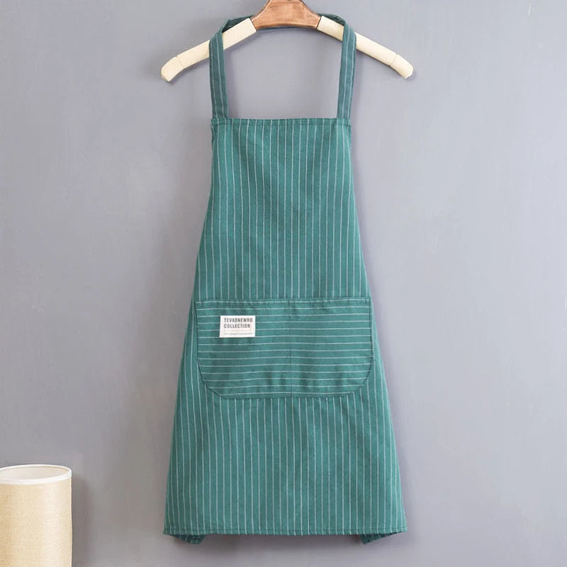 Fashion Resistant Dirt Apron Resistant Household Kitchen Cooking Fashion Apron Adult Work Clothes Kitchen Access Baking clothes