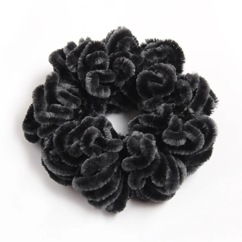 Muslim Headwear New Flexible Rubber Band Large Hair Bow Hair Tie Ring Hijab Headwear Turban Headband Muslim Hijab