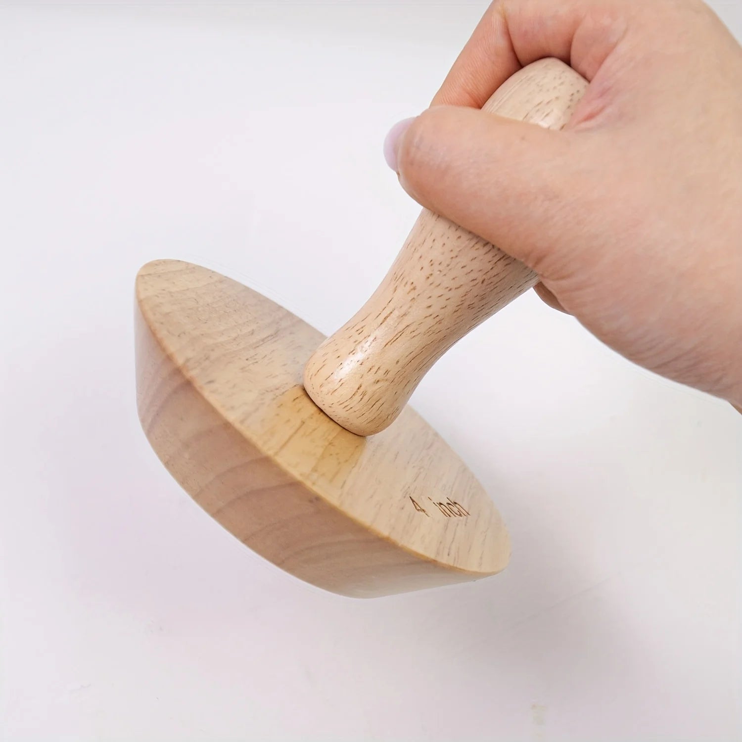 4.4'' 6'' 7.8'' 9.5'' Wood Pottery Tools Clay Plaster Mold with Handle Ceramics Tools for DIY Bowls Plate Dish Slump Press Mold