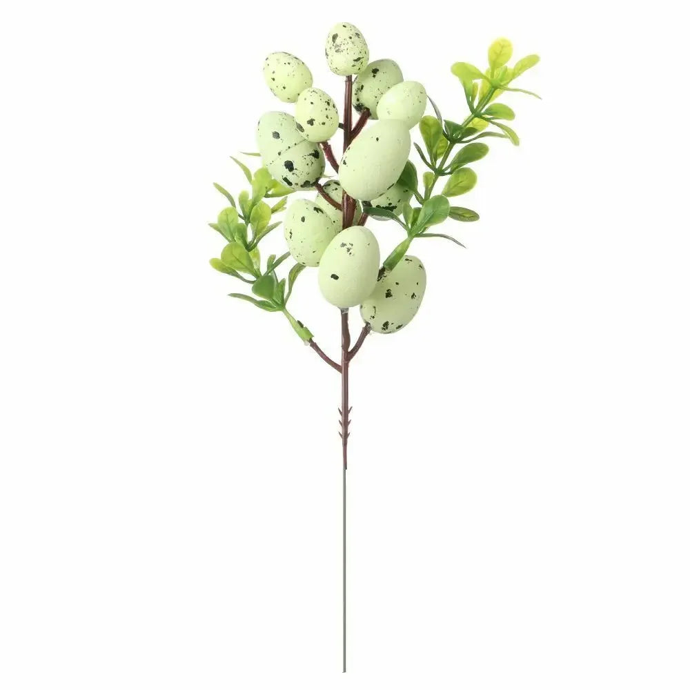 Colorful Egg Tree Branch Vibrant Natural Artificial Easter Branch Creative Easter Egg Flower For Wedding New