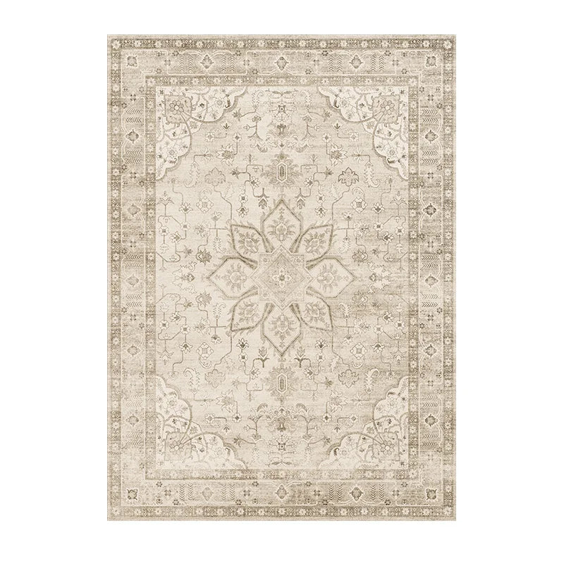 Artistic Persian Type Carpet Luxury Bohemian Decorative Rugs Comfortable Soft Living Room Carpets Machine Washable Bedroom Rug