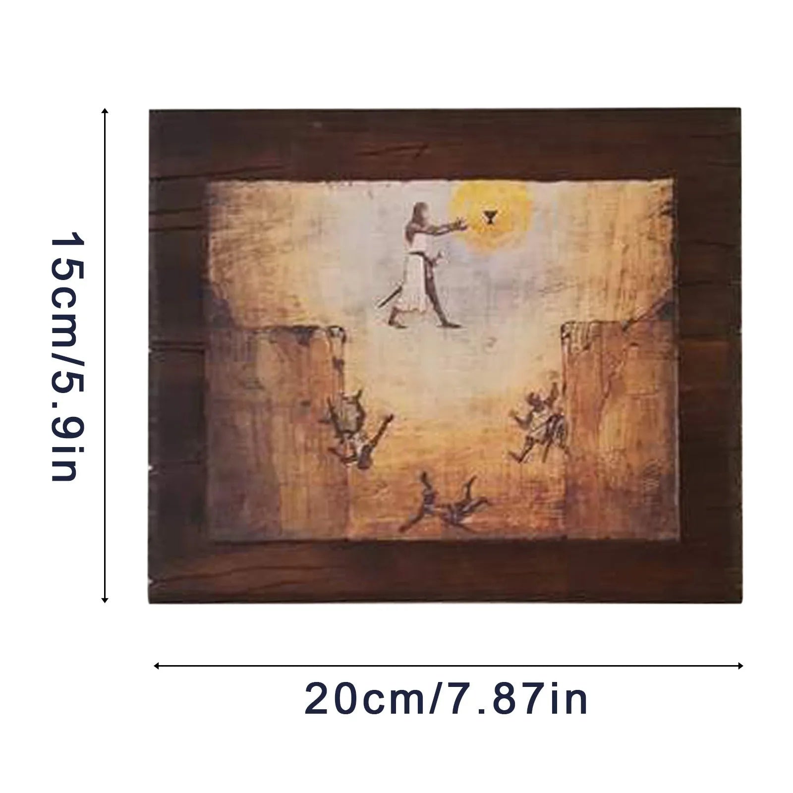 Wooden Oranments Indiana Jones & The Last Crusade Grail Knight Leap Of Faith Replica-40th Anniversary for RotLA Display Decor