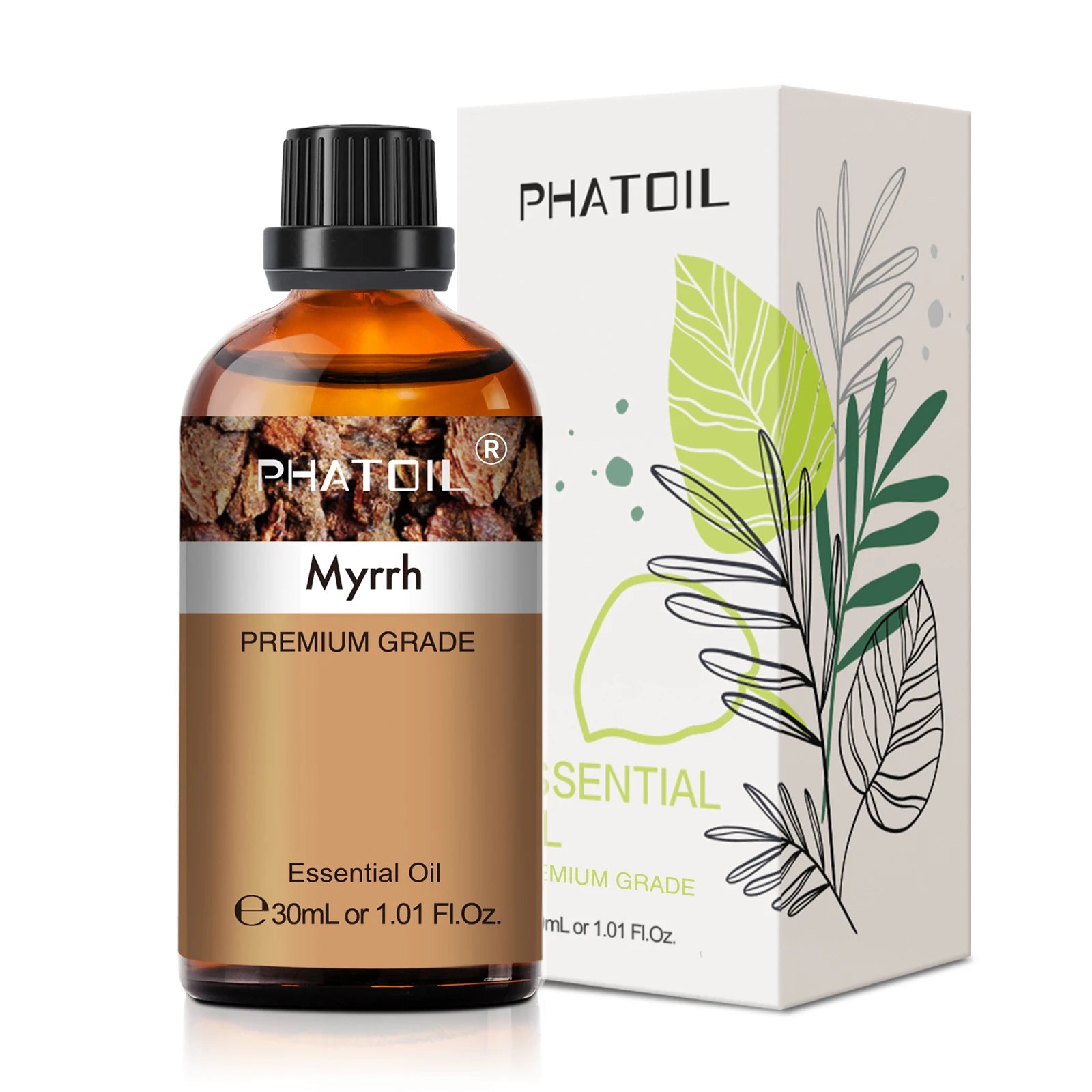 PHATOIL 30ml Aromatherapy Essential Oil Lavender Eucalyptus Vanilla Sweet Orange Aroma Oils For Diffuser Candle Making DIY Soap