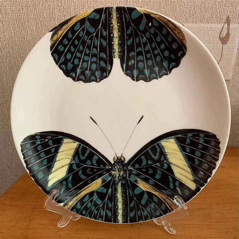 Artistic Ceramic Dinner Plates, Luxury Tableware with Unique Patterns, Perfect for Home Dining & Special Occasions