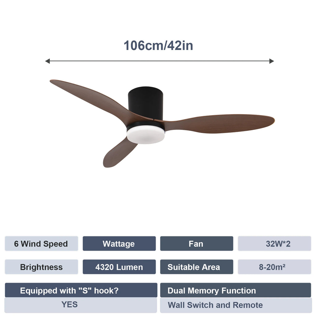 LED Ceiling Mounted Living Room Fan Light, Nordic Restaurant Decorative Ceiling Fan, Household Minimalist Electric Fan Light