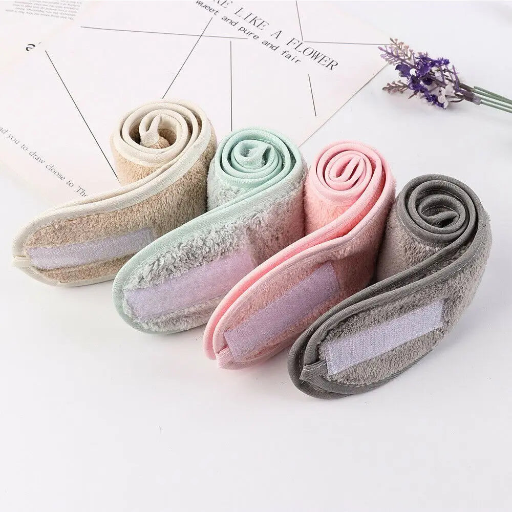 Yoga Headbands Fashion Shower Cosmetic Makeup Adjustable Bath Hairband Tiara Turban Head Band Turban