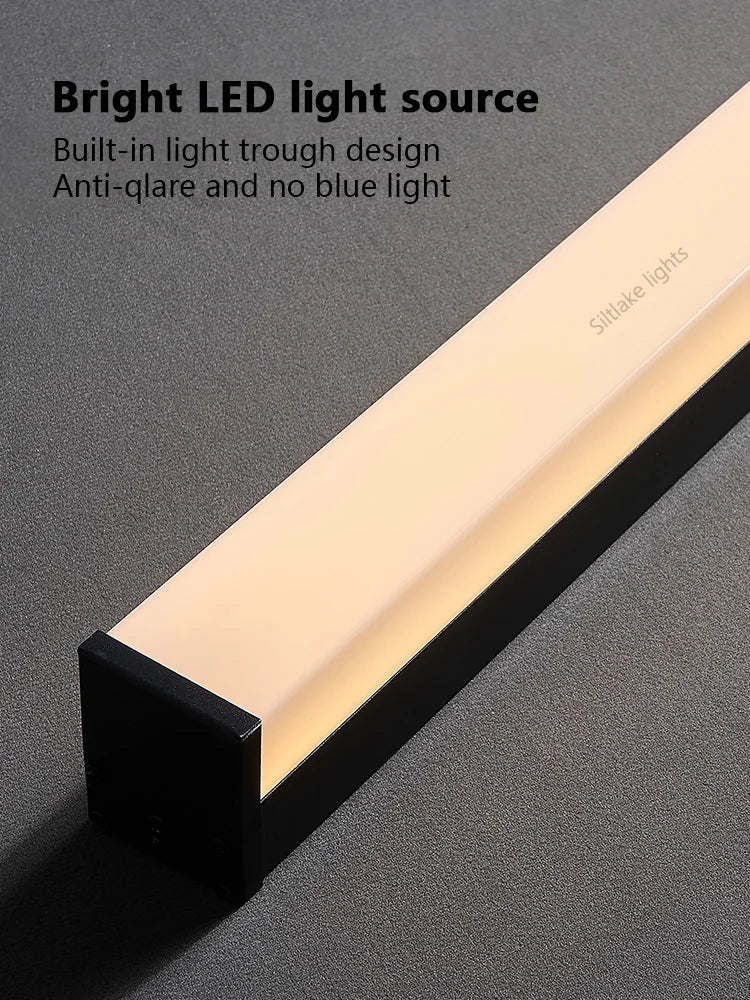 Outdoor waterproof wall lamp long strip modern simple LED courtyard garden wall lamp balcony lamp minimalist exterior wall lamp
