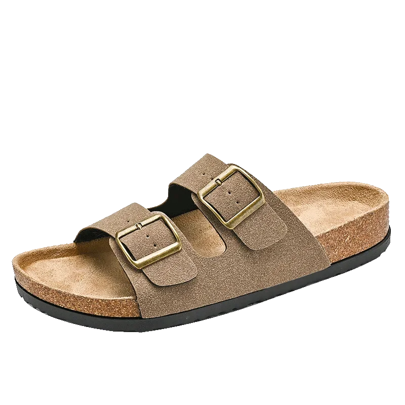 Man's Leather Sandal for Men Beach Sandals Men 2025 Designer Men's Shoes Men's Comfortable Slipper Original Brands Shoes Summer