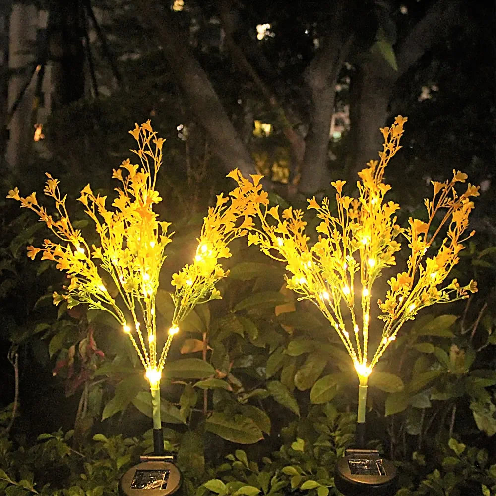 Solar Rape Lantern Outdoor Garden Lamp Decorative Garden Lawn Lamp Led Simulation Ground Plug Landscape Lamp